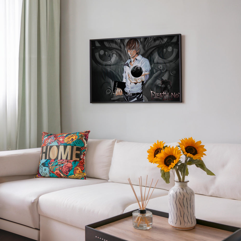 Tableau Death Note Carnet Noir Tenebres