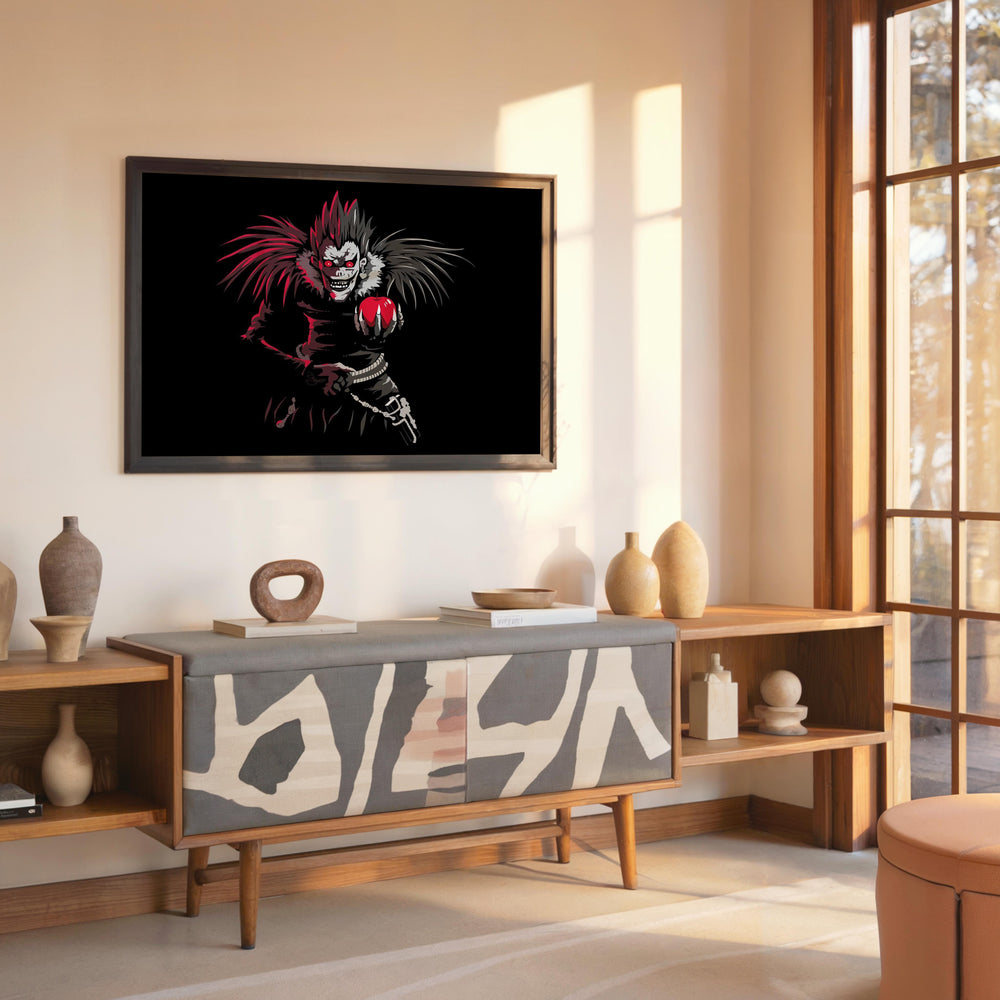 Tableau Death Note Demon Pomme Rouge
