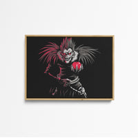 Tableau Death Note Demon Pomme Rouge