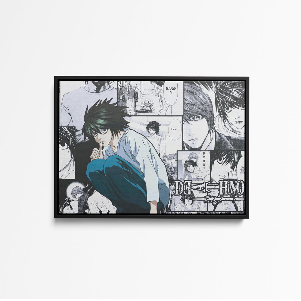 Tableau Death Note Detective Pensif Assis