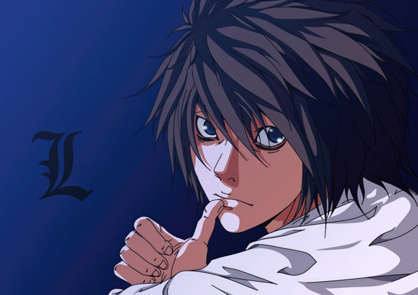 Tableau Death Note Enqueteur Pensif Mysterieux