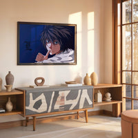 Tableau Death Note Enqueteur Pensif Mysterieux