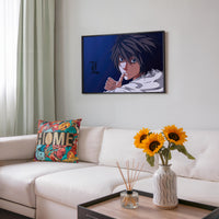 Tableau Death Note Enqueteur Pensif Mysterieux