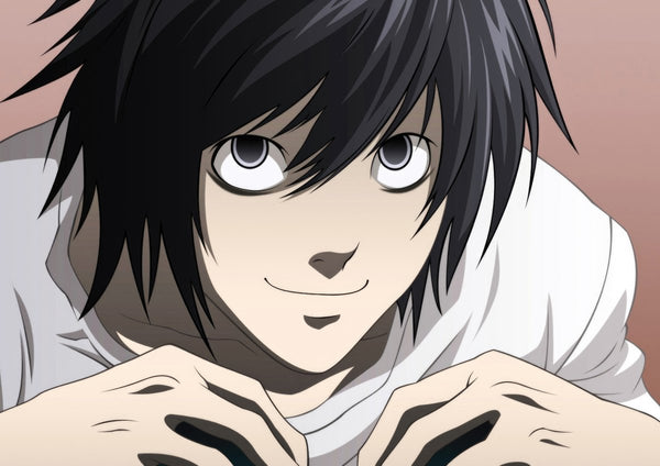 Tableau Death Note Personnage Concentre Souriant