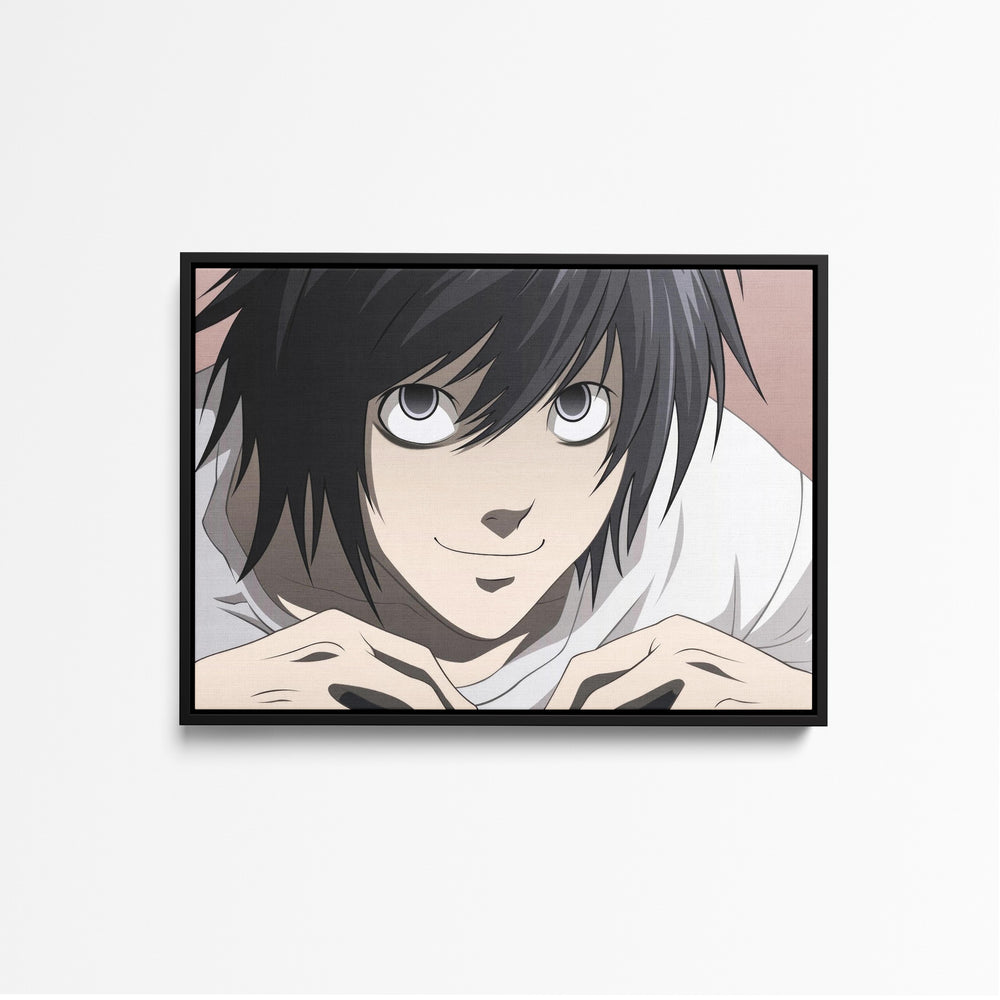 Tableau Death Note Personnage Concentre Souriant