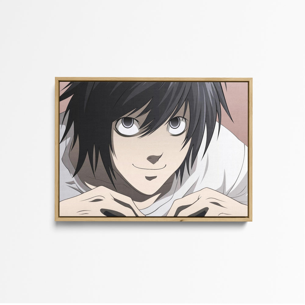 Tableau Death Note Personnage Concentre Souriant