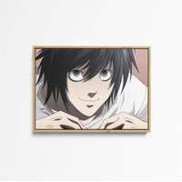 Tableau Death Note Personnage Concentre Souriant