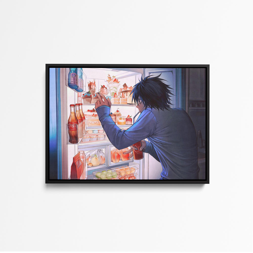 Tableau Death Note Personnage Frigo Nuit
