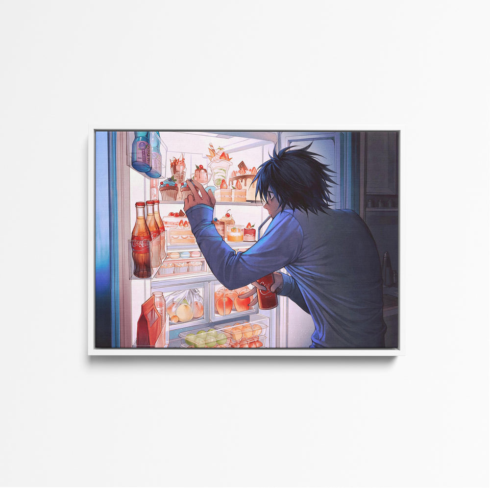 Tableau Death Note Personnage Frigo Nuit