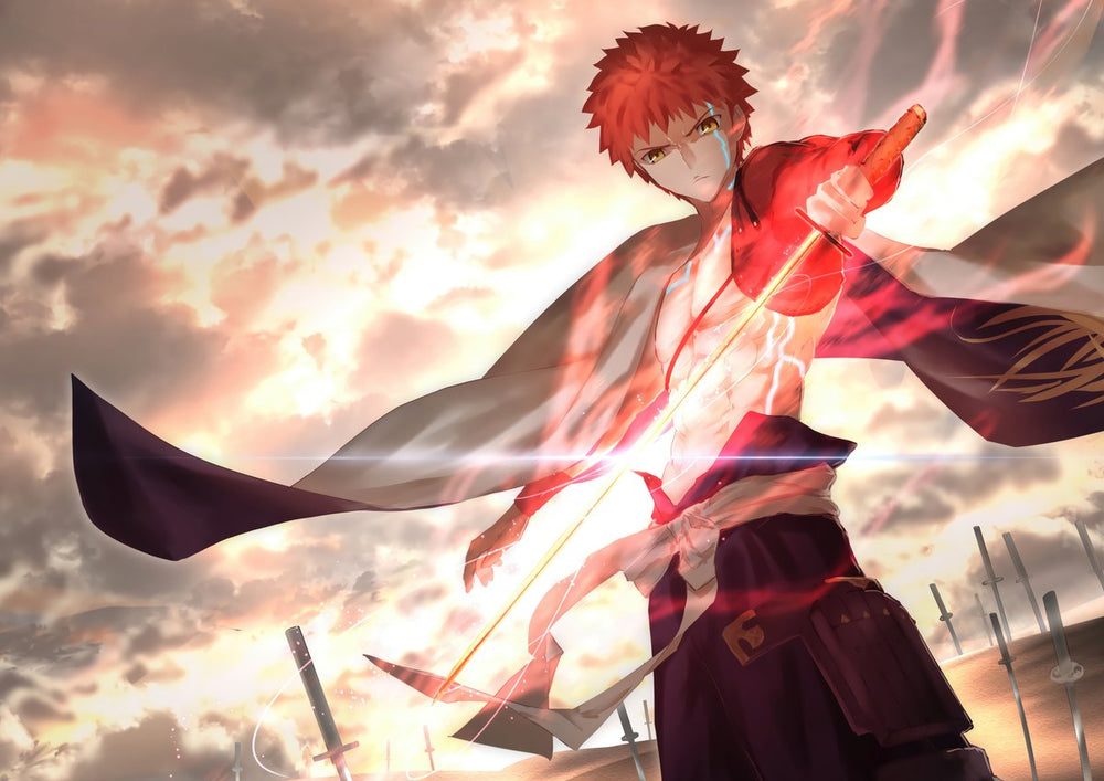 Tableau Fategrand Order Epee Lumiere Ciel