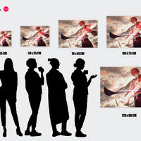 Tableau Fategrand Order Epee Lumiere Ciel