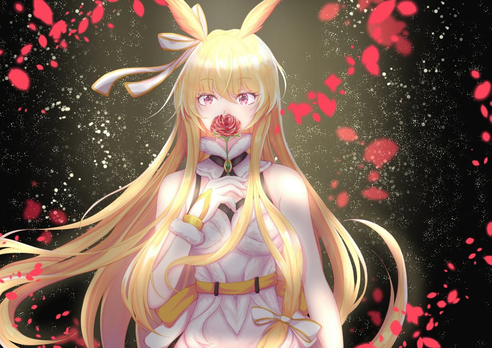 Tableau Fategrand Order Fille Rose Eclatante