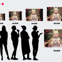 Tableau Fategrand Order Fille Rose Eclatante