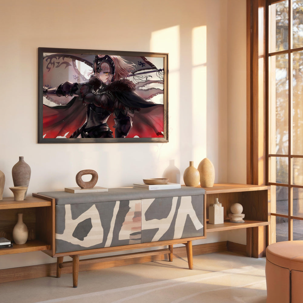 Tableau Fategrand Order Guerriere Determinee Encapee