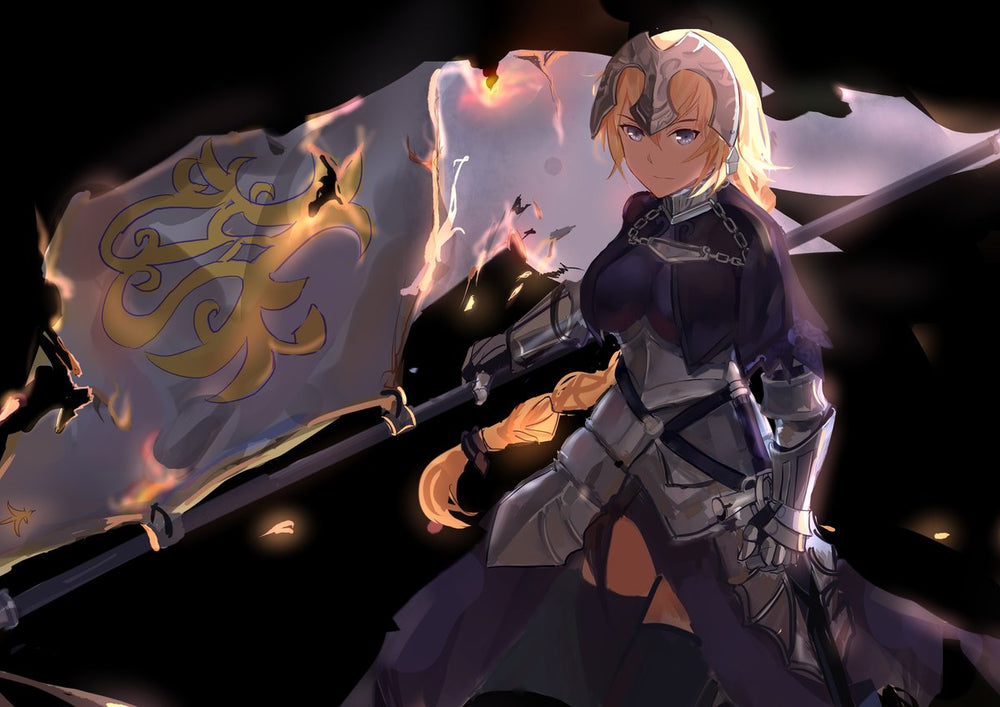 Tableau Fategrand Order Guerriere En Armure 1