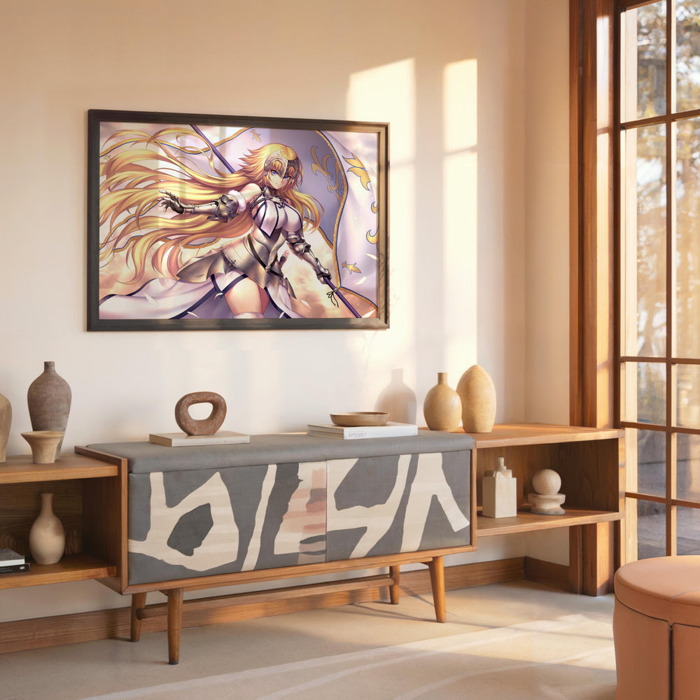 Tableau Fategrand Order Guerriere En Armure 1