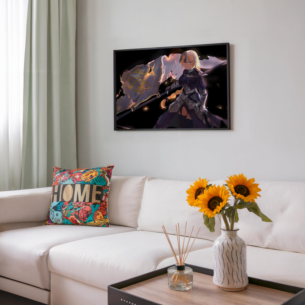 Tableau Fategrand Order Guerriere En Armure 1