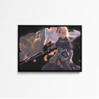 Tableau Fategrand Order Guerriere En Armure 1