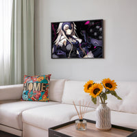 Tableau Fategrand Order Guerriere Masquee Sombre