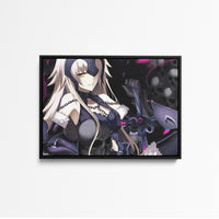 Tableau Fategrand Order Guerriere Masquee Sombre