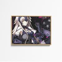 Tableau Fategrand Order Guerriere Masquee Sombre