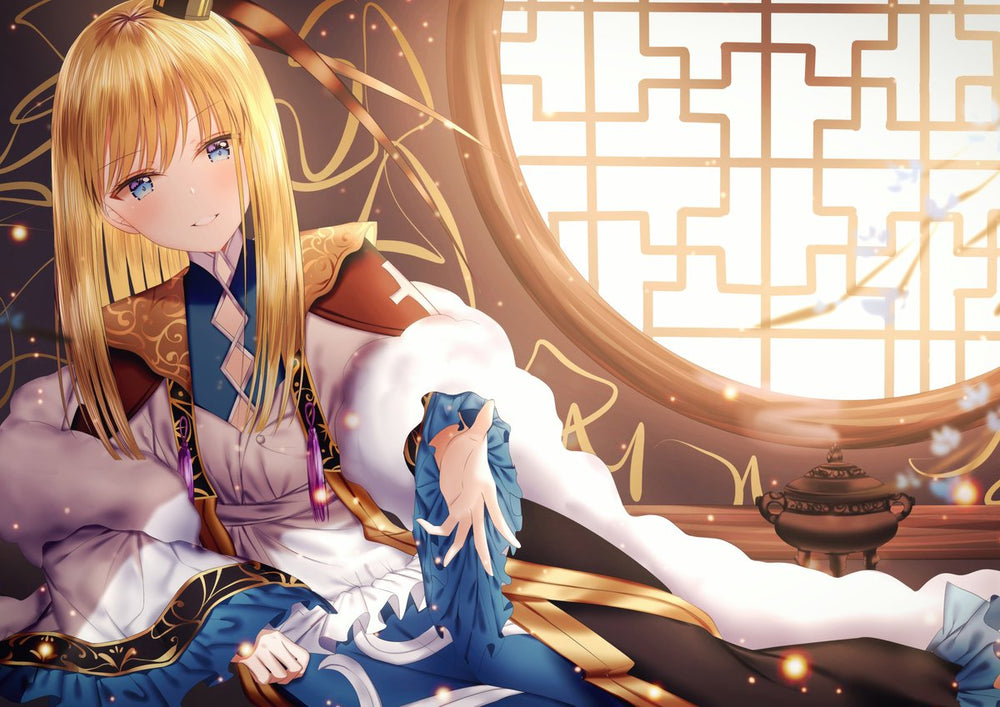 Tableau Fategrand Order Jeune Fille Meditative