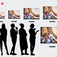 Tableau Fategrand Order Jeune Fille Meditative