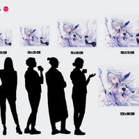 Tableau Fategrand Order Mage Elegant Argente