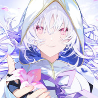 Tableau Fategrand Order Magicienne Fleurissante Souriante