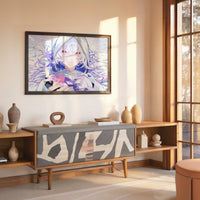 Tableau Fategrand Order Magicienne Fleurissante Souriante