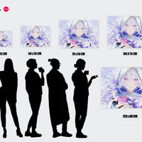 Tableau Fategrand Order Magicienne Fleurissante Souriante