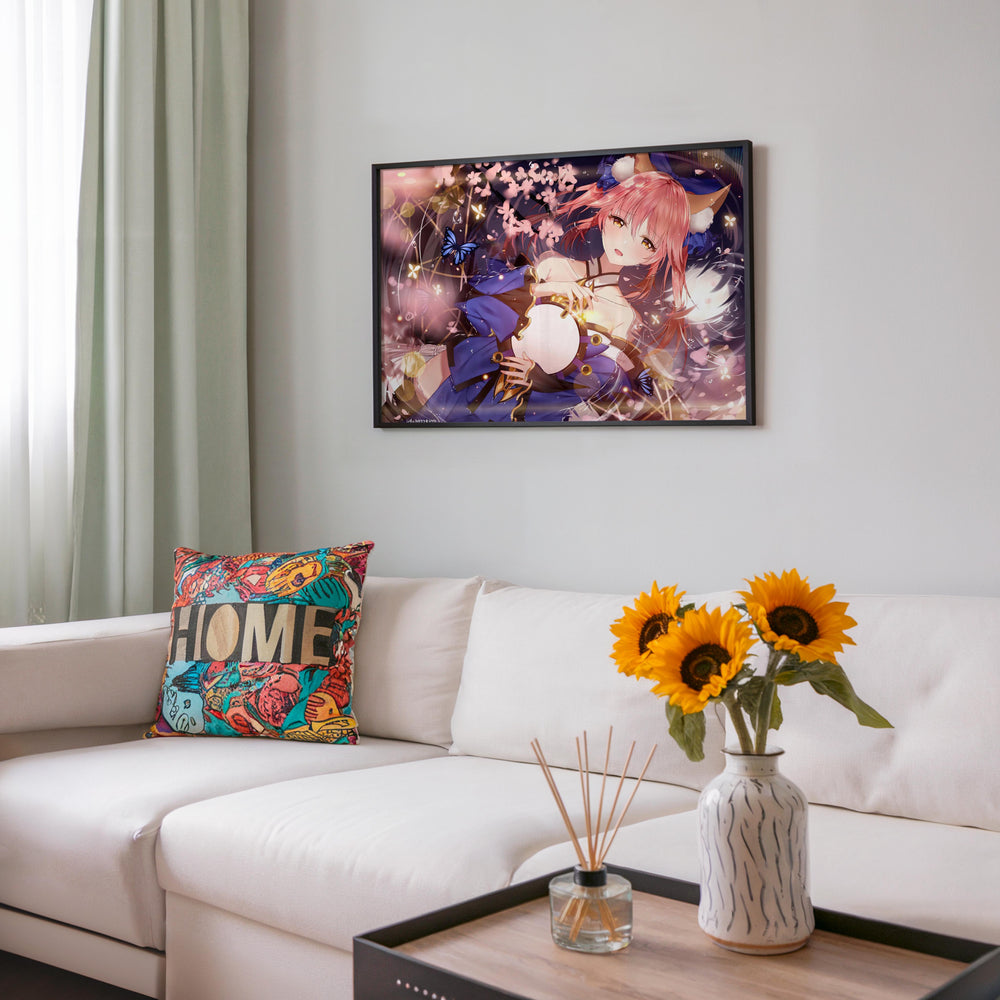 Tableau Fategrand Order Papillons Fleurs Etincelantes