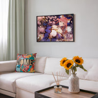 Tableau Fategrand Order Papillons Fleurs Etincelantes