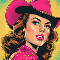 Tableau Cowgirl Popart