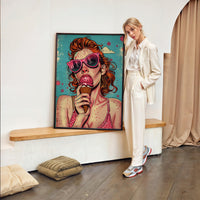 Tableau Glace Popart Elegant