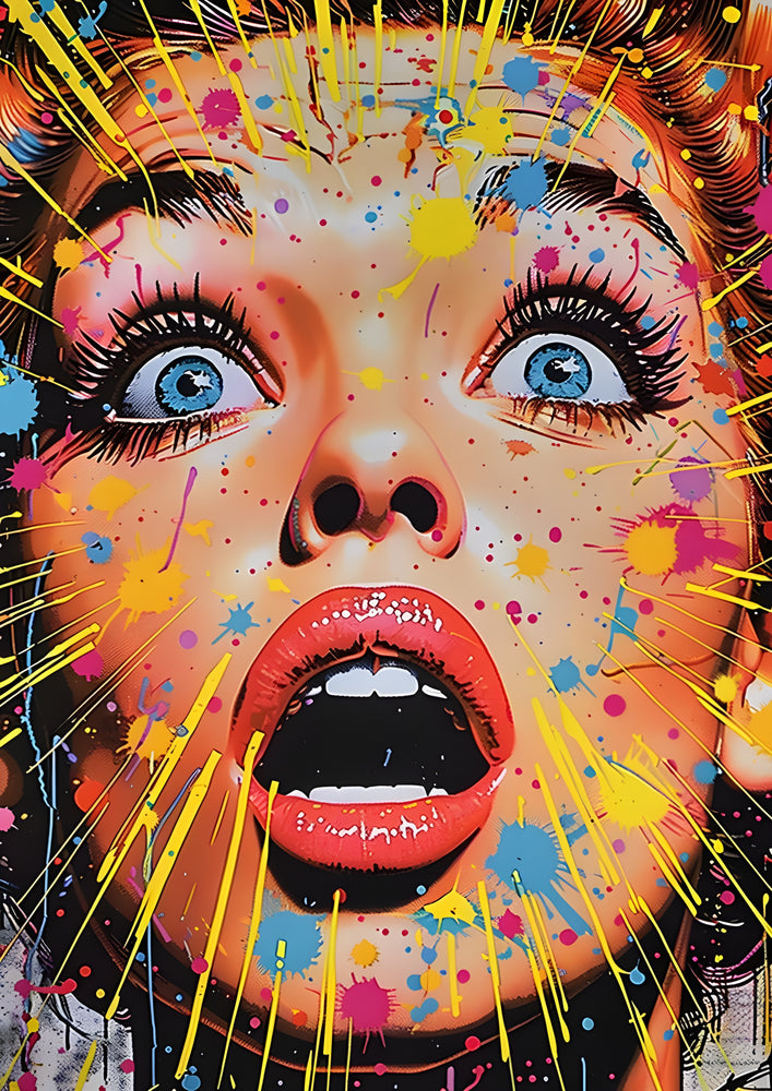 Tableau Pop Art Eclatant