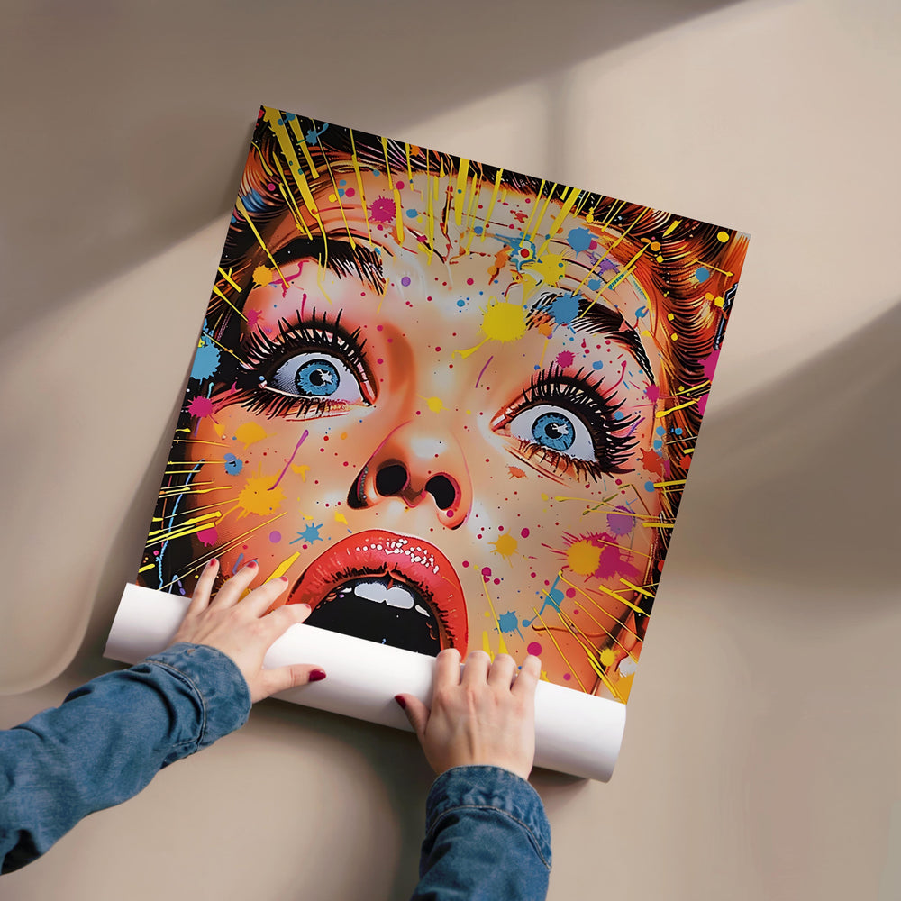 Tableau Pop Art Eclatant