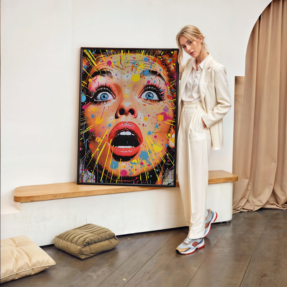 Tableau Pop Art Eclatant