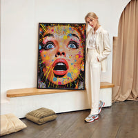 Tableau Pop Art Eclatant