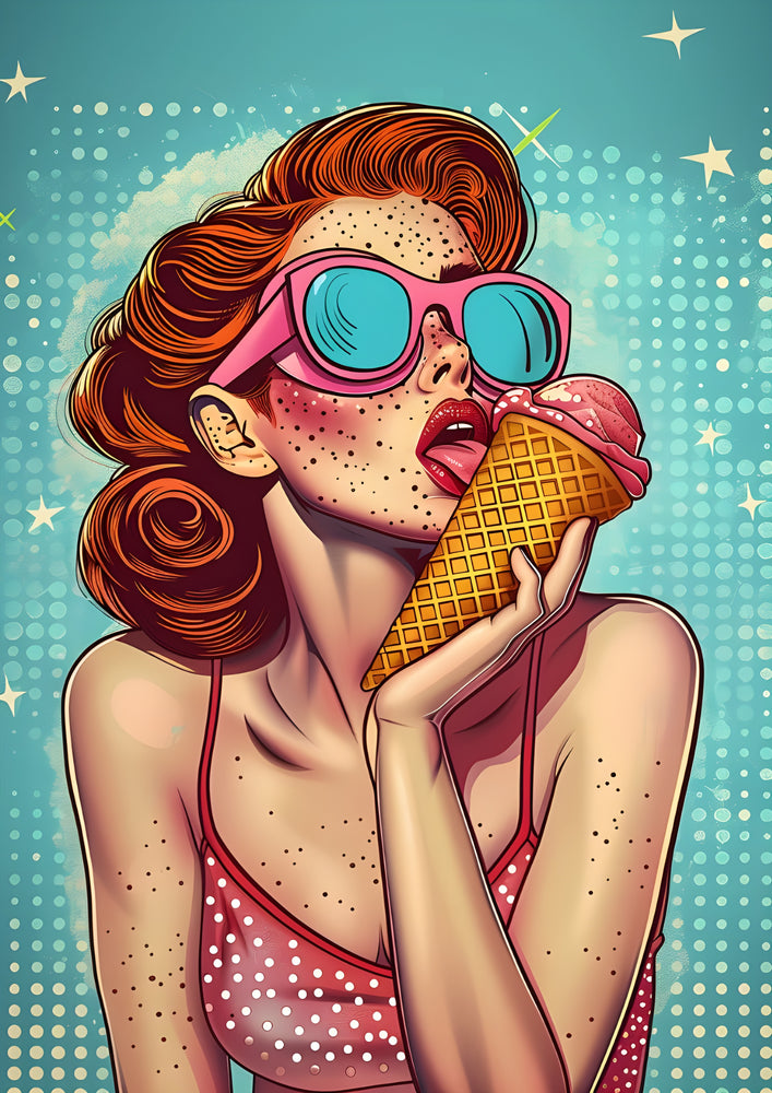 Tableau Pop Art Glace