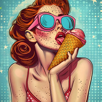 Tableau Pop Art Glace