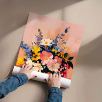 Tableau Vase Coloré Elegant