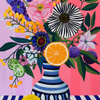 Tableau Vase Fruit