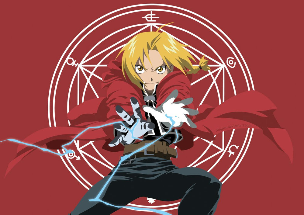 Tableau Fullmetal Alchimiste Eclairs Rituels