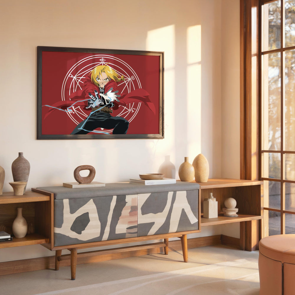 Tableau Fullmetal Alchimiste Eclairs Rituels