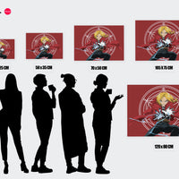Tableau Fullmetal Alchimiste Eclairs Rituels