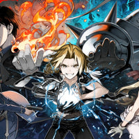 Tableau Fullmetal Alchimiste Et Flammes