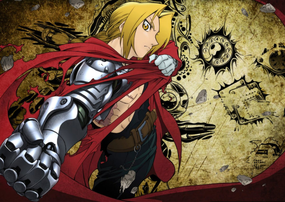 Tableau Fullmetal Chevalier Metal Rouge