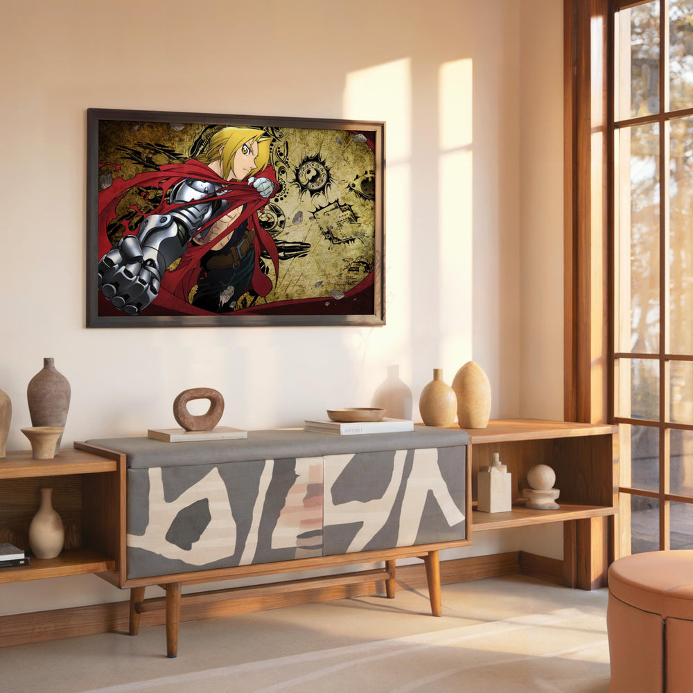 Tableau Fullmetal Chevalier Metal Rouge