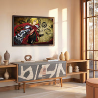 Tableau Fullmetal Chevalier Metal Rouge